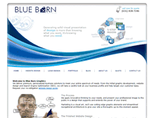 Tablet Screenshot of bluebarngraphics.com